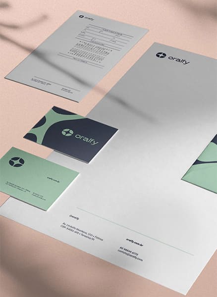 Oralfy Imagem de uma carta da Oralfy