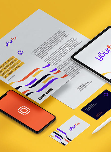 YourFix Varios papéis e dispositivos com a marca YourFix